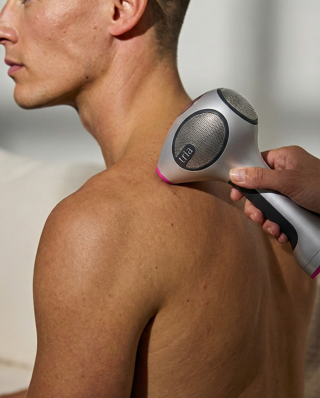 Laser hair removal for the back